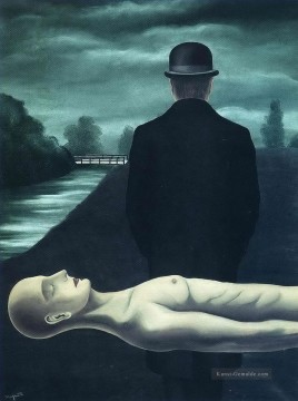 der Gedanken der einsamen Wanderer 1926 Surrealismus Ölgemälde